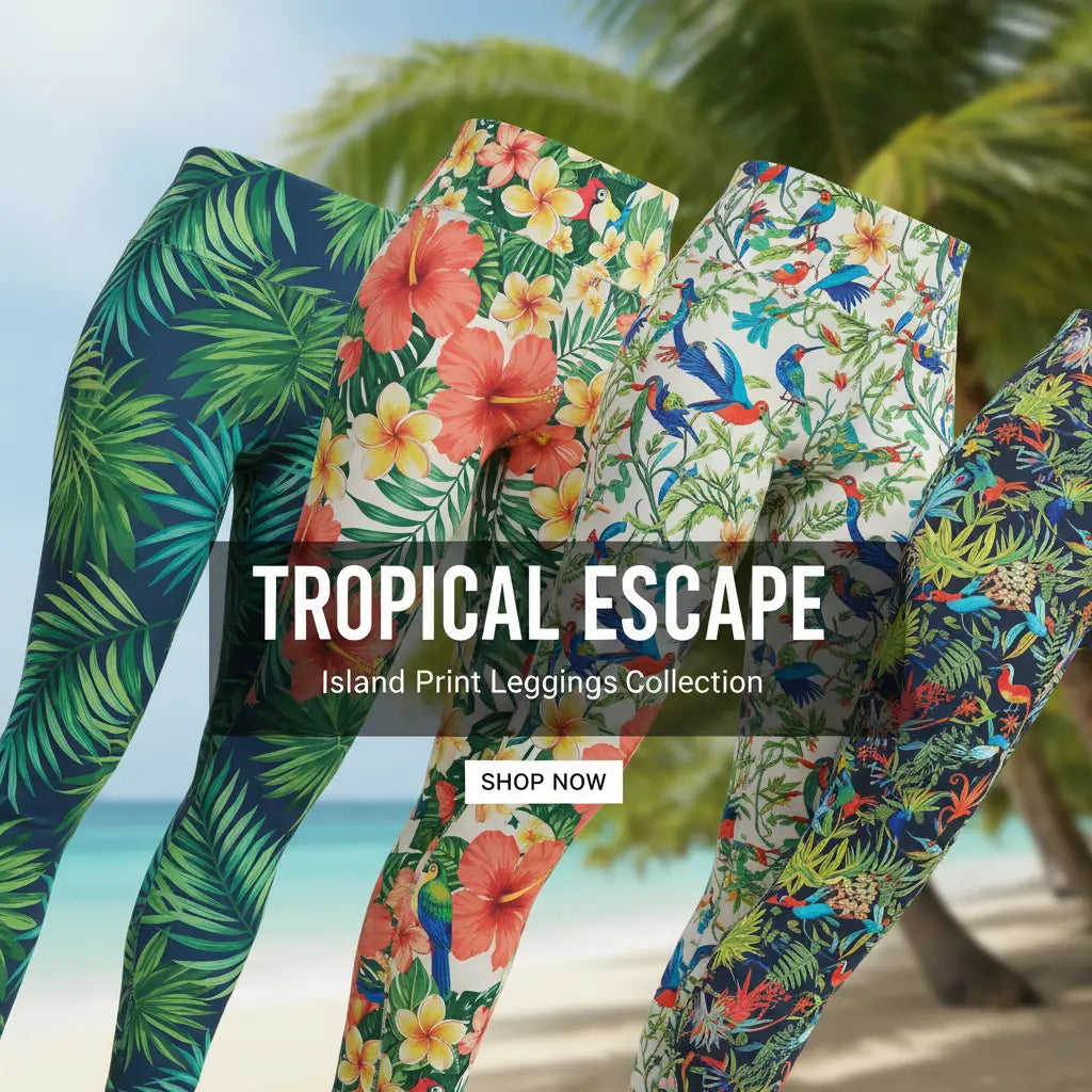Tropical Print Leggings Collection