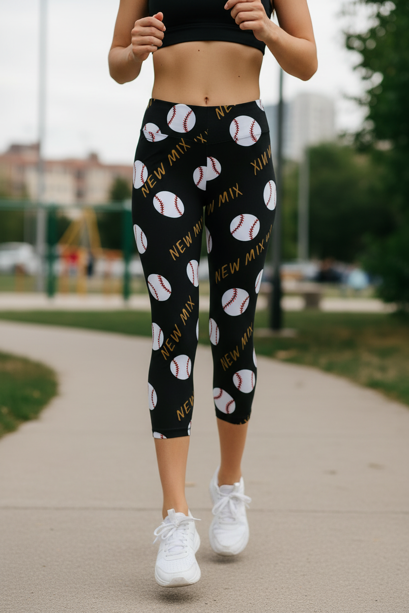 Lifestyle shot of Capri 3 Strikes - cropped length