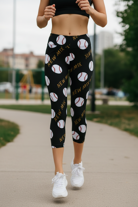 Lifestyle shot of Capri 3 Strikes - cropped length