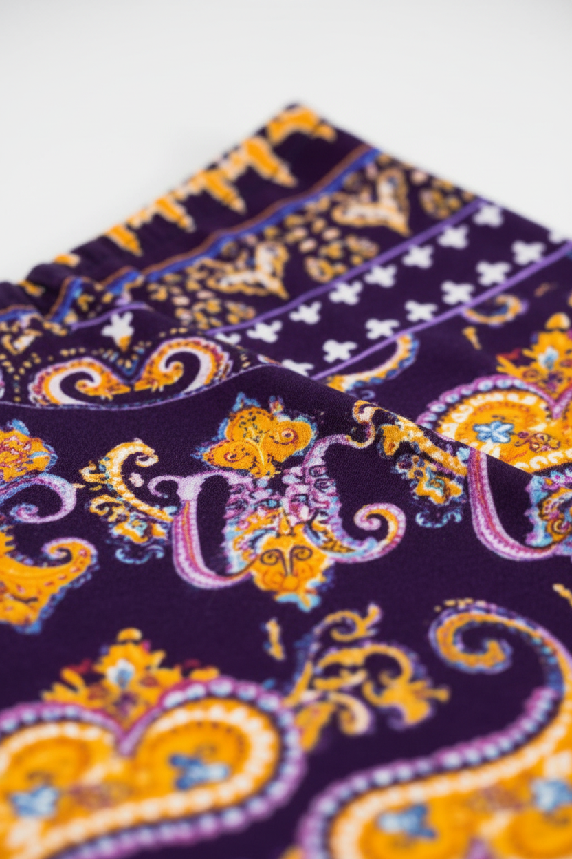 Detail Shot - Indigo Empire Print