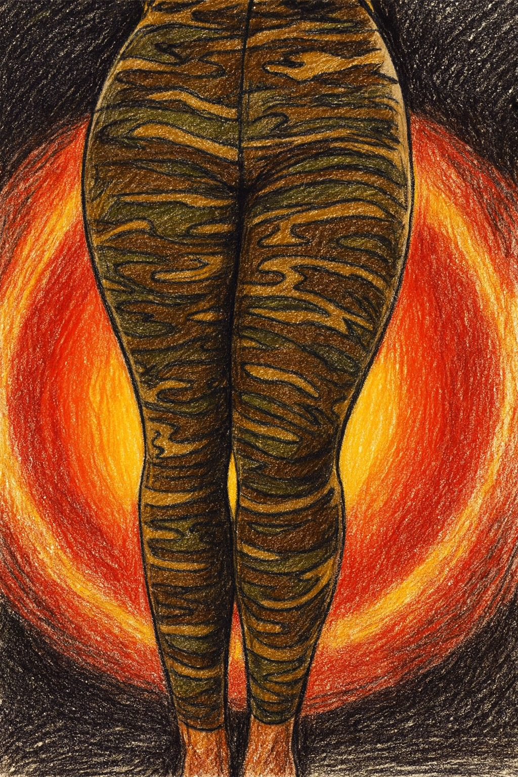 Green Camo Leggings - Women's & Kids Camouflage Print Activewear N021