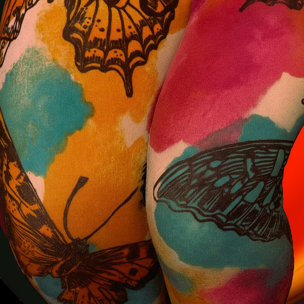 Print detail close-up