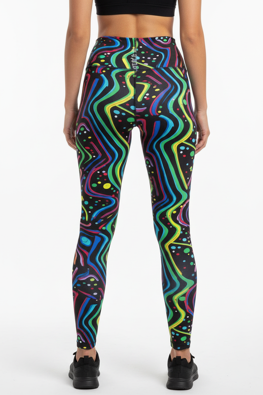 Ribbons Leggings Back View