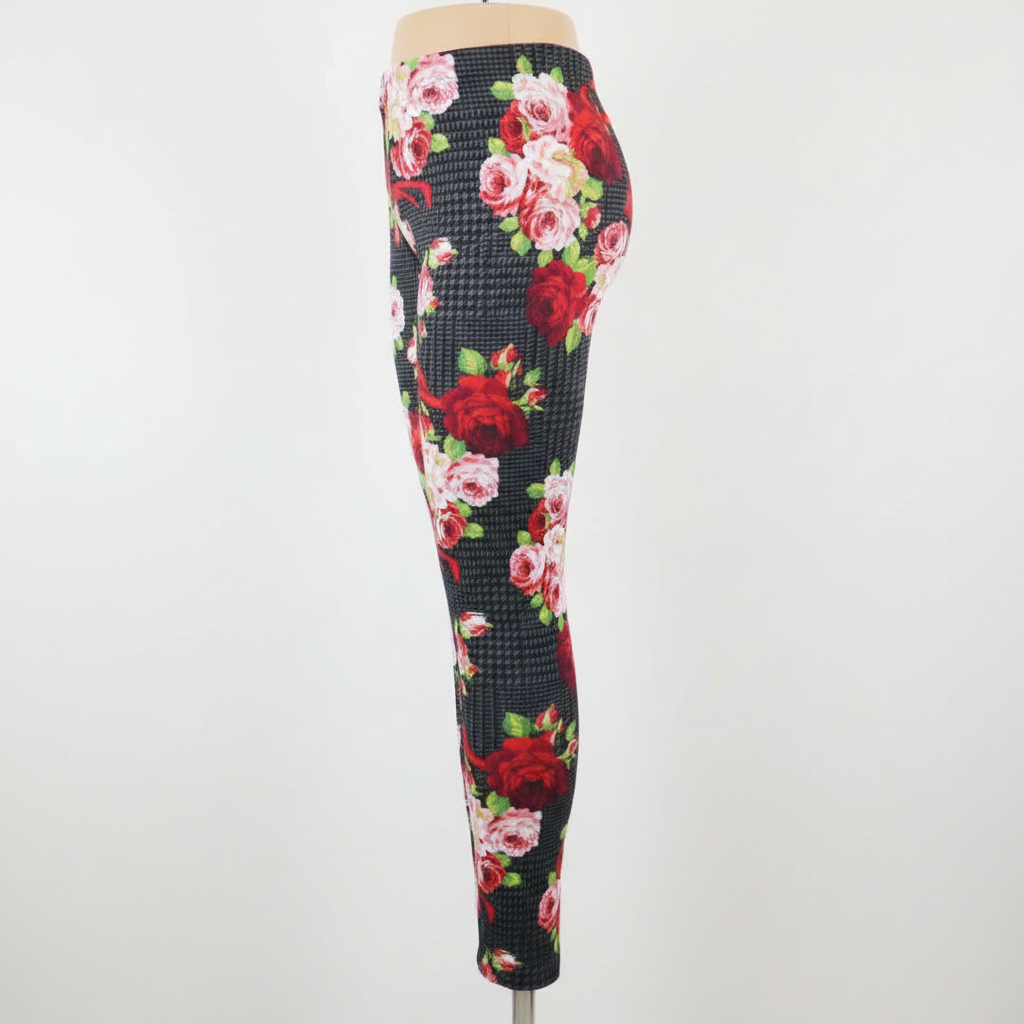 Rose Bouquet Leggings Detail